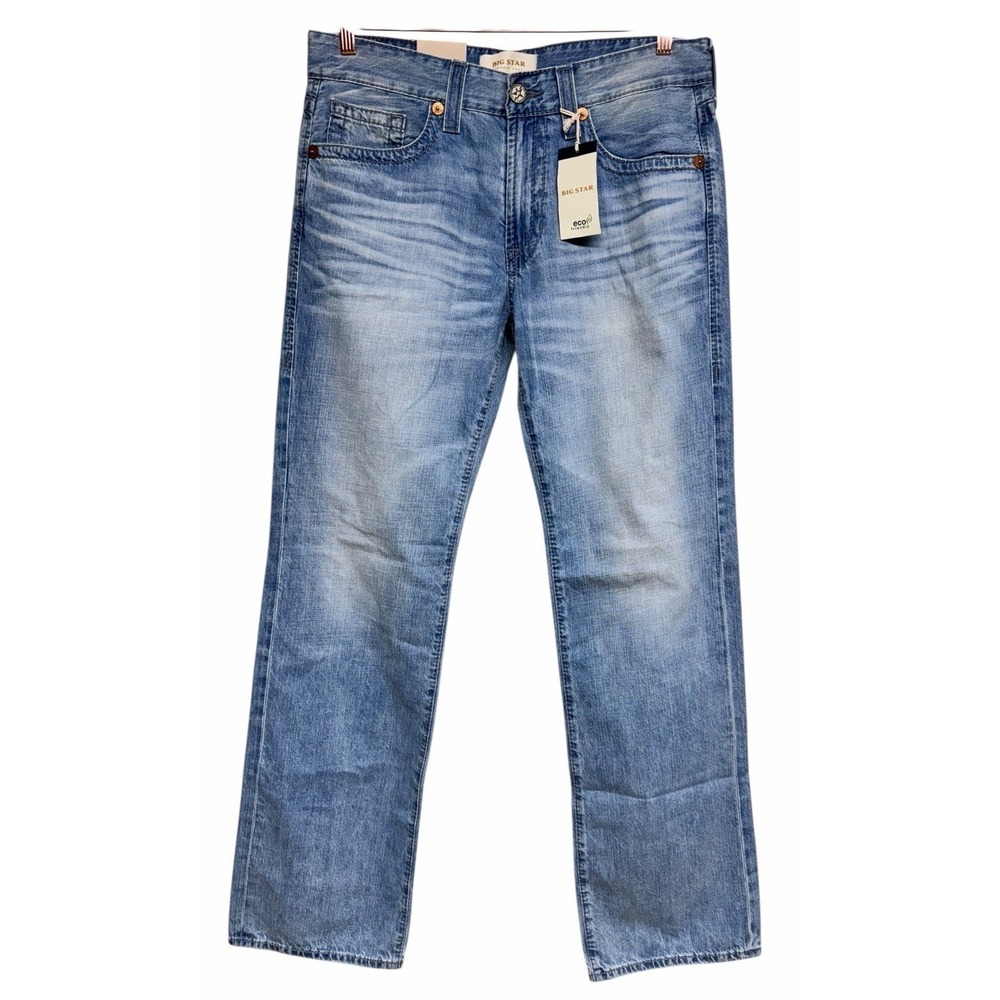 Big Star Pioneer Regular Boot Cut Jeans Lanfair Wash Men's Size 34XL